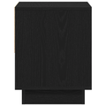 vidaXL Bedside Cabinet 2 pcs Black Oak 45x34x49 cm Engineered Wood