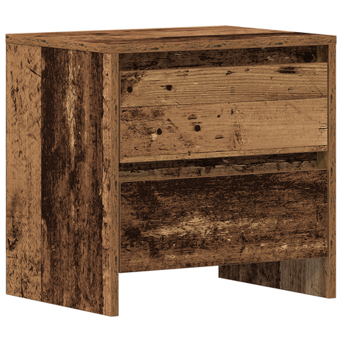 vidaXL Bedside Cabinet 2 pcs Old Wood 45x34x44,5 cm Engineered Wood