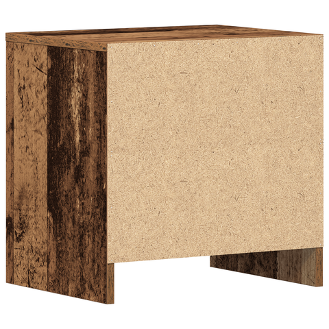 vidaXL Bedside Cabinet 2 pcs Old Wood 45x34x44,5 cm Engineered Wood