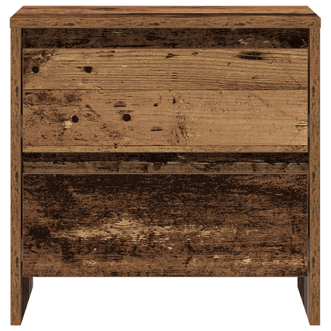 vidaXL Bedside Cabinet 2 pcs Old Wood 45x34x44,5 cm Engineered Wood