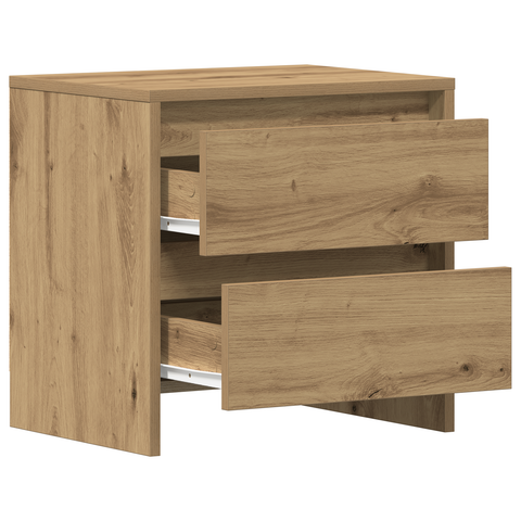 vidaXL Bedside Cabinet Artisan Oak 45x34x44,5 cm Engineered Wood