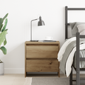 vidaXL Bedside Cabinet Artisan Oak 45x34x44,5 cm Engineered Wood