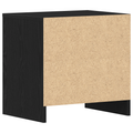 vidaXL Bedside Cabinet 2 pcs Black Oak 45x34x44,5 cm Engineered Wood