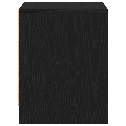 vidaXL Bedside Cabinet 2 pcs Black Oak 45x34x44,5 cm Engineered Wood