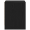 vidaXL Bedside Cabinet 2 pcs Black Oak 45x34x44,5 cm Engineered Wood