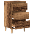 vidaXL Bedside Cabinet Old Wood 40x35x70 cm Engineered Wood
