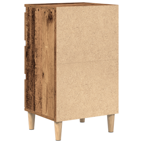 vidaXL Bedside Cabinet Old Wood 40x35x70 cm Engineered Wood