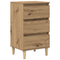 vidaXL Bedside Cabinet Artisan Oak 40x35x70 cm Engineered Wood
