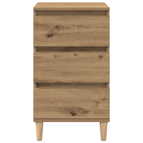 vidaXL Bedside Cabinet Artisan Oak 40x35x70 cm Engineered Wood