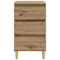 vidaXL Bedside Cabinet Artisan Oak 40x35x70 cm Engineered Wood