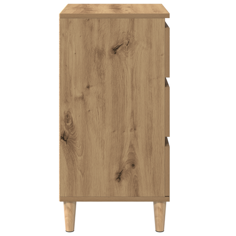 vidaXL Bedside Cabinet Artisan Oak 40x35x70 cm Engineered Wood