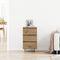 vidaXL Bedside Cabinet Artisan Oak 40x35x70 cm Engineered Wood