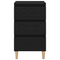 vidaXL Bedside Cabinet Black Oak 40x35x70 cm Engineered Wood