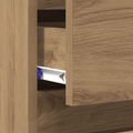 vidaXL Bedside Cabinet Artisan Oak 40x35x70 cm Engineered Wood