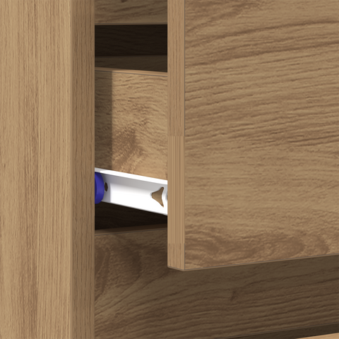 vidaXL Bedside Cabinet Artisan Oak 40x35x70 cm Engineered Wood