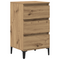 vidaXL Bedside Cabinet Artisan Oak 40x35x70 cm Engineered Wood