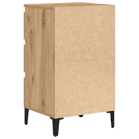 vidaXL Bedside Cabinet Artisan Oak 40x35x70 cm Engineered Wood