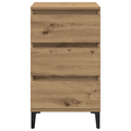 vidaXL Bedside Cabinet Artisan Oak 40x35x70 cm Engineered Wood