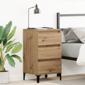 vidaXL Bedside Cabinet Artisan Oak 40x35x70 cm Engineered Wood