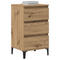 vidaXL Bedside Cabinet Artisan Oak 40x35x70 cm Engineered Wood