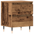 vidaXL Bedside Cabinet Old Wood 40x35x50 cm Engineered Wood