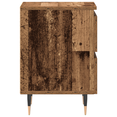 vidaXL Bedside Cabinet Old Wood 40x35x50 cm Engineered Wood