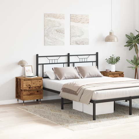vidaXL Bedside Cabinets 2 pcs Old Wood 40x35x50 cm Engineered Wood
