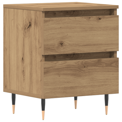 vidaXL Bedside Cabinet Artisan Oak 40x35x50 cm Engineered Wood