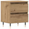 vidaXL Bedside Cabinet Artisan Oak 40x35x50 cm Engineered Wood
