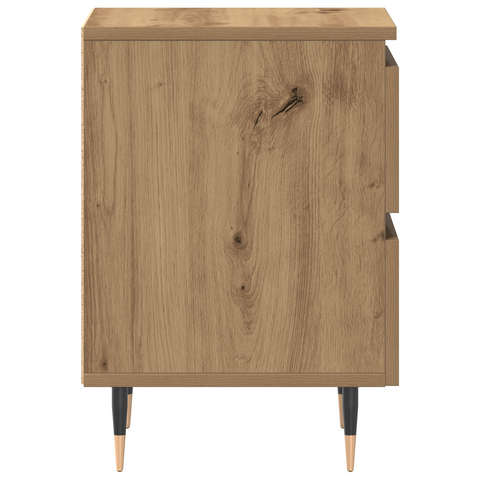 vidaXL Bedside Cabinet Artisan Oak 40x35x50 cm Engineered Wood