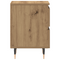 vidaXL Bedside Cabinet Artisan Oak 40x35x50 cm Engineered Wood