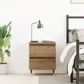 vidaXL Bedside Cabinet Artisan Oak 40x35x50 cm Engineered Wood