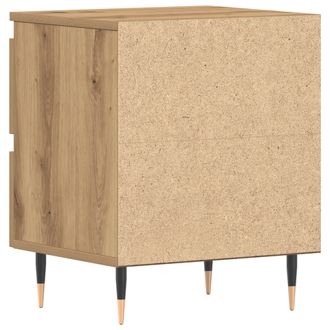 vidaXL Bedside Cabinets 2 pcs Artisan Oak 40x35x50 cm Engineered Wood