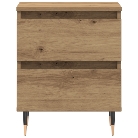 vidaXL Bedside Cabinets 2 pcs Artisan Oak 40x35x50 cm Engineered Wood