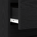 vidaXL Bedside Cabinets 2 pcs Black Oak 40x35x50 cm Engineered Wood