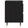 vidaXL Bedside Cabinets 2 pcs Black Oak 40x35x50 cm Engineered Wood