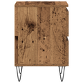 vidaXL Bedside Cabinets 2 pcs Old Wood 40x35x50 cm Engineered Wood