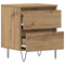vidaXL Bedside Cabinets 2 pcs Artisan Oak 40x35x50 cm Engineered Wood