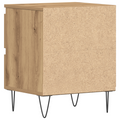 vidaXL Bedside Cabinets 2 pcs Artisan Oak 40x35x50 cm Engineered Wood