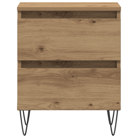 vidaXL Bedside Cabinets 2 pcs Artisan Oak 40x35x50 cm Engineered Wood