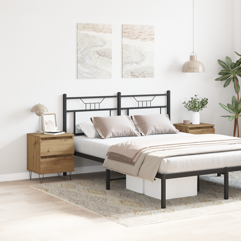 vidaXL Bedside Cabinets 2 pcs Artisan Oak 40x35x50 cm Engineered Wood