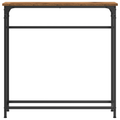 vidaXL Console Table Old Wood 75x19,5x75 cm Engineered Wood and Steel