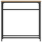 vidaXL Console Table Artisan Oak 75x19,5x75 cm Engineered Wood & Steel