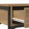 vidaXL Console Table Artisan Oak 100x25x75 cm Engineered Wood & Steel