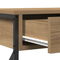 vidaXL Console Table Artisan Oak 75x28x75 cm Engineered Wood and Steel