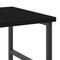 vidaXL Bookshelf Black Oak 50x33x117,5 cm Engineered Wood and Steel