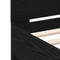 vidaXL Bed Frame Black oak 90 x 190 cm Engineered wood