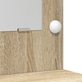 vidaXL Dressing Table with LED Lights Sonoma Oak 78.5x41x135 cm
