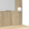 vidaXL Dressing Table with LED Lights Sonoma Oak 78.5x41x135 cm