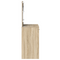vidaXL Dressing Table with LED Lights Sonoma Oak 78.5x41x135 cm